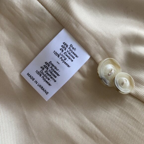 Elizabeth and James Pink Blazer with Ruched Sleeve - Picture 5 of 5